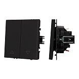 Механизм выключателя управления шторами SWT-NOBE-MKR2-SFPL-BK (230V, 10A) (Arlight, -)