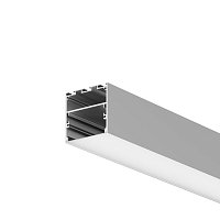 Алюминиевый профиль накладной-подвесной 50x50 (Серебро, 3 м), ALM-5050T-S-3M 633007