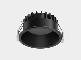 Светильник светодиодный диммируемый потолочный встраиваемый , серия WL-BQ, Черный, 9Вт, IP44, Нейтральный белый (4000К), BQ009109-BL-NW