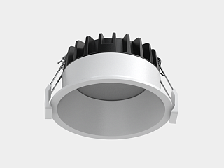 Светильник светодиодный диммируемый потолочный встраиваемый , серия WL-BQ, Белый, 9Вт, IP44, Нейтральный белый (4000К), BQ009109-WH-NW