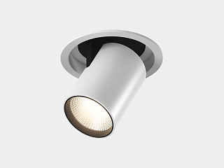 Светильник светодиодный потолочный встраиваемый поворотно-выдвижной, серия SPL, Ч/Б, 25Вт, IP20, Нейтральный белый (4000К), SPL-R1-25-NW