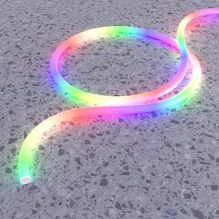 Гибкий неон Nemo D25 24В 17,2Вт/м RGBW 4000К IP65 5м