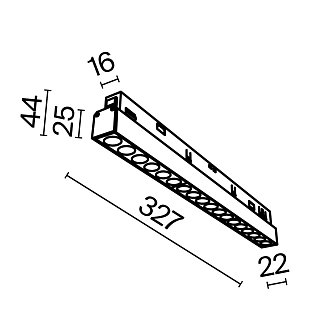 Трековый светильник Points Exility 2700-6000K 18Вт 36° Dim Smart