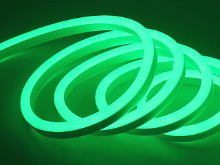 Зелёный 220В IP65 6Вт/м 120 LED/м SMD2835 15×25 мм NE-2180-220-6-G-65