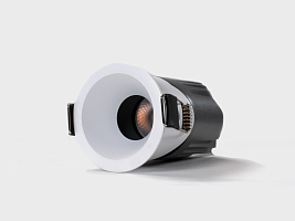 Светильник встраиваемый 7Вт 55° IP65 белый 4000К поворотный RC-D52-7-WH-NW65