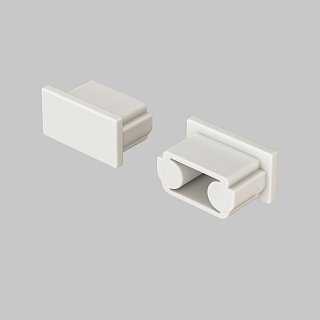 Комплект заглушек (для профиля 15×06) 10 шт., ALM001EC