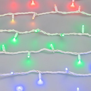 Светодиодная гирлянда ARD-STRING-PRO-10000-WHITE-100LED-LIVE RGB-DMX (24V, 10W) (Ardecoled, IP65)
