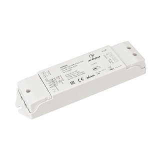 Диммер SMART-D21-DIM-PUSH-SUF (12-48, 1x15A, 2.4G) (Arlight, IP20 Пластик, 5 лет)