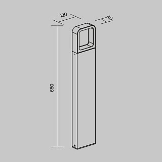 Ландшафтный светильник Track 3000K 7Вт IP 54