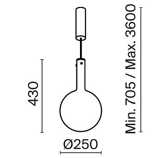 Подвесной светильник Nebula 3000К 6Вт