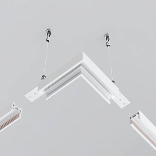 Коннектор угловой Exility накладной низкопрофильный