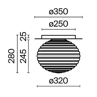 Потолочный светильник Reels E27х1