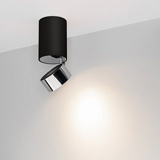 Светильник SP-PLURIO-SURFACE-LONG-R77-9W Day4000 (BK-CHR, 36 deg, 230V) (Arlight, IP20 Металл, 3 года)