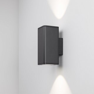 Светильник LGD-EVO-WALL-TWIN-S100x100-2x12W Day4000 (GR, 44 deg, 230V) (Arlight, IP54 Металл, 3 года)