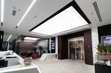 Освещение в офисе ФОНБЕТ