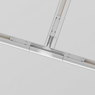 Коннектор Т-образный Gravity встраиваемый белый