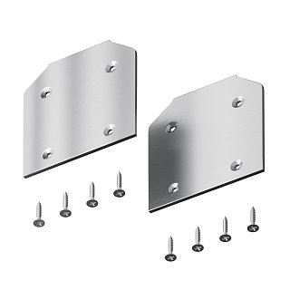 Заглушка торцевая к профилю, 2шт