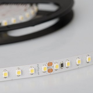 Светодиодная лента RT 2-5000 24V Pink 2x (3528, 600 LED, LUX) (Arlight, 9.6 Вт/м, IP20)