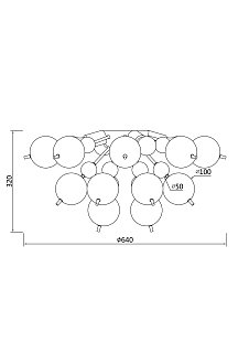 Потолочный светильник Bolla E27x4