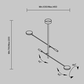 Потолочный светильник Fad 3000К 15Вт