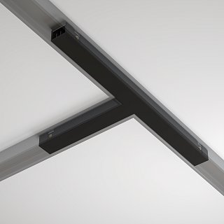 Т- образный коннектор питания Basity, черный