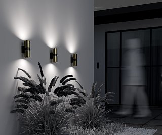 Настенный светильник (бра) Bowery GU10x2 50Вт IP 54