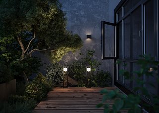 Настенный светильник (бра) Outdoor O483WL-L10GF3K