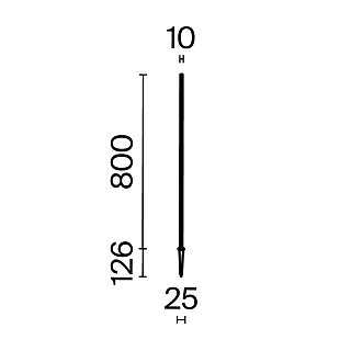 Ландшафтный светильник Spear 3000K 1Вт 24В IP 65