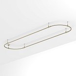 Основание ART-APRIORI-OVAL-ROD-200-4000x1000 (OG) (Arlight, IP20 Металл, 3 года)