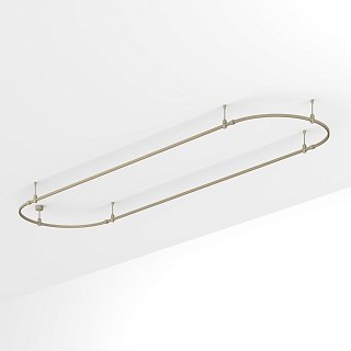 Основание ART-APRIORI-OVAL-ROD-200-4000x1000 (OG) (Arlight, IP20 Металл, 3 года)