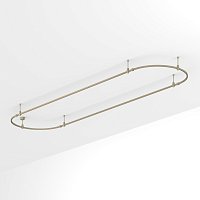 Основание ART-APRIORI-OVAL-ROD-200-4000x1000 (OG) (Arlight, IP20 Металл, 3 года)