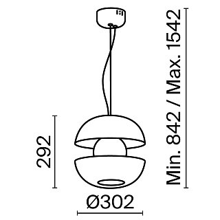 Подвесной светильник Rebel 3000K 6Вт