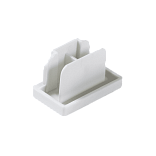 Заглушки для однофазного трека,  цвет: Белый, ECS-WH-2