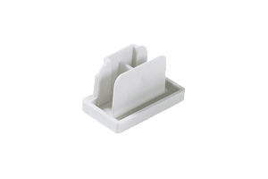 Заглушки для однофазного трека,  цвет: Белый, ECS-WH-2