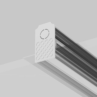 Заглушки к встраиваемому шинопроводу Exility 2 шт. белый