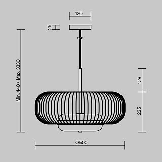 Подвесной светильник Levitation 3000К 20Вт
