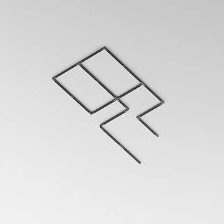 Шинопровод 1м Trinity накладной/подвесной черный