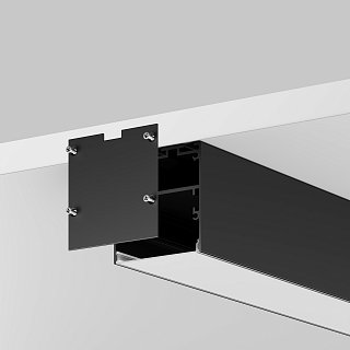 Комплект заглушек (для профиля 50×50) 2 шт., ALM-5050T-B-EC 642047