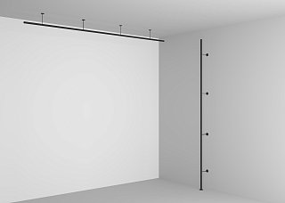 Крепление настенное/потолочное Levity для круглого шинопровода