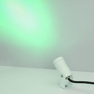 Светильник KT-RAY-COLOR-R42-6W RGB (WH, 25 deg, 12V) (Arlight, IP67 Металл, 3 года)