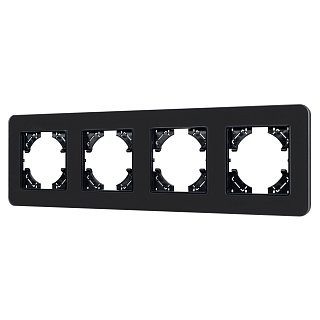 Рамка стеклянная FRM-OMALI-SFGS-4-BK (Arlight, -)