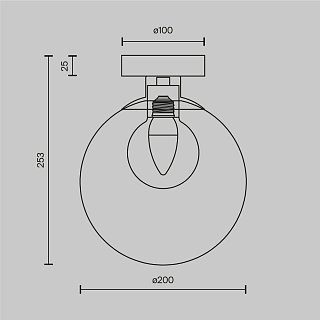 Настенный светильник (бра) Basic form G9х1