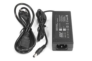 Адаптер сетевой ELF 12В, 4A, 48W (черный корпус) с проводом 1,2м, со штекером 5,5мм