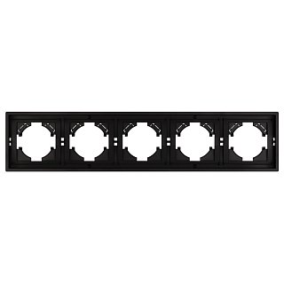 Рамка пластиковая FRM-TENDO-PL-5-BK (Arlight, -)