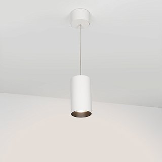 Светильник подвесной SP-POLO-R85-2-15W Warm White 40deg (White, Black Ring) (Arlight, IP20 Металл, 3 года)