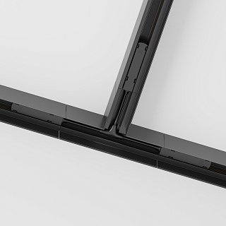 Коннектор Т-образный Gravity накладной черный