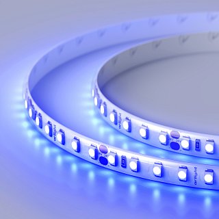 Светодиодная лента RTW 2-5000SE 24V Blue 2x (3528, 600 LED, LUX) (Arlight, 9.6 Вт/м, IP65)