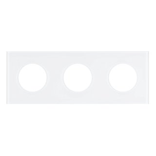 Рамка стеклянная FRM-GLARE-GC-3-WH (Arlight, -)