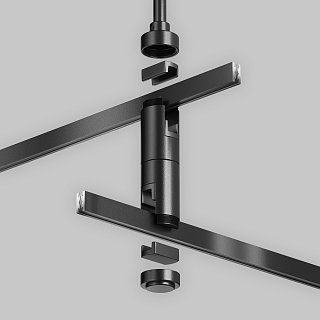 Крепление потолочное Short двойное 78мм Flarity черный