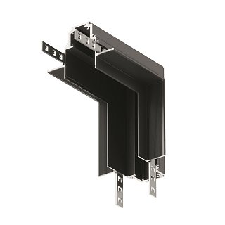 Угловой коннектор внутренний S35 встраиваемый черный